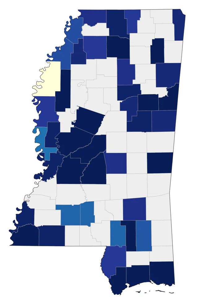 Veery county map