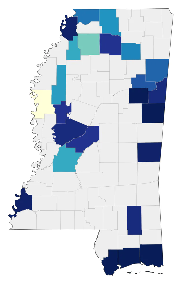 Willet county map