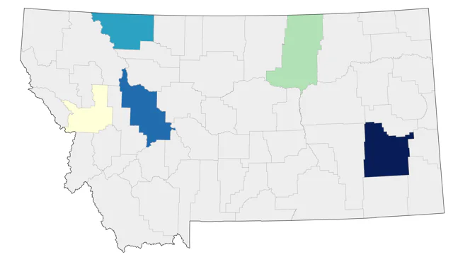 Arctic Tern county map