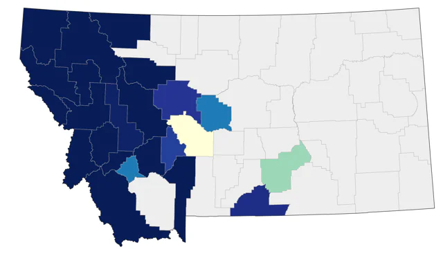 Barred Owl county map