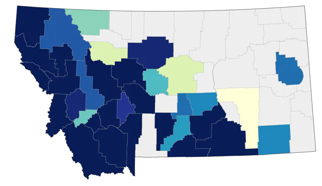Canyon Wren county map