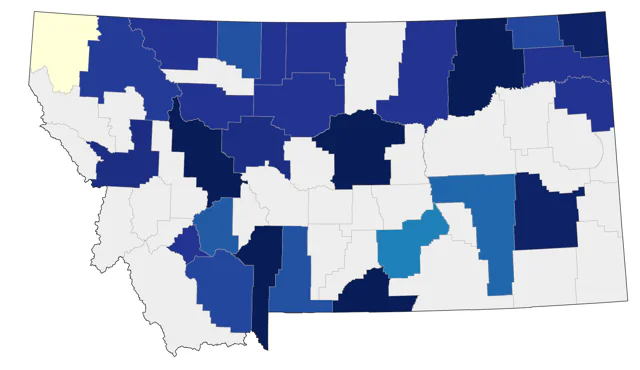 Chestnut-sided Warbler county map