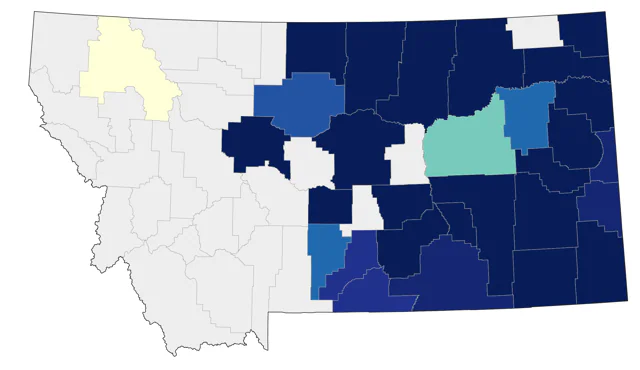 Chimney Swift county map