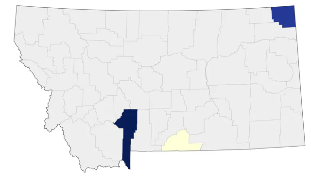 Eastern Towhee county map