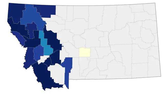 Flammulated Owl county map