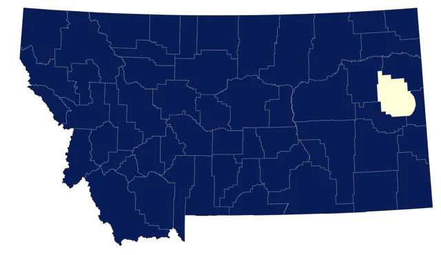 Gadwall county map