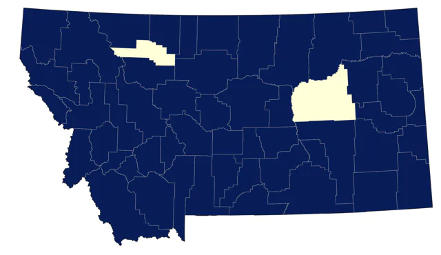 Gray Catbird county map