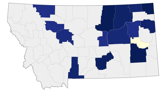 Gray-cheeked Thrush county map