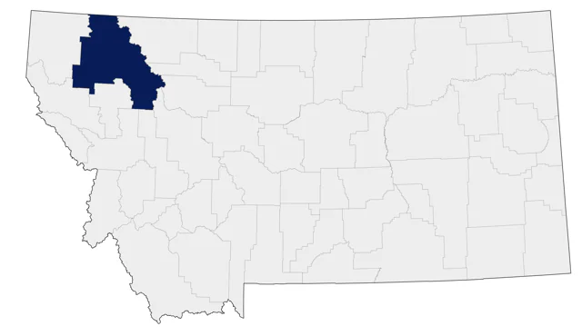 Green Pheasant county map