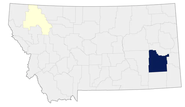 Helmeted Guineafowl county map