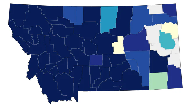Hermit Thrush county map