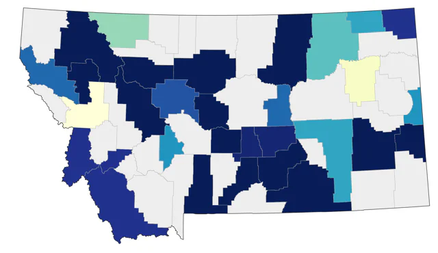 Hudsonian Whimbrel county map