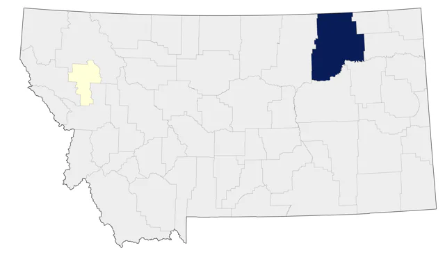 Least Bittern county map
