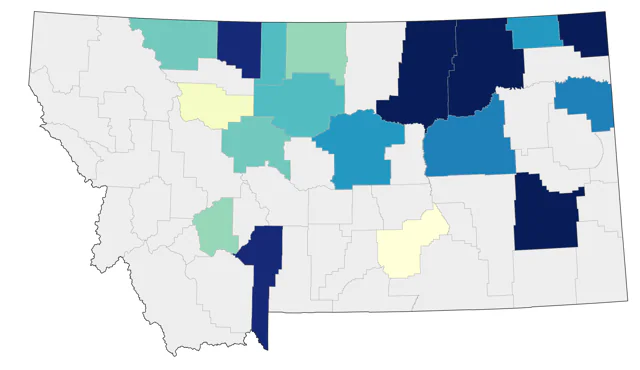 Mourning Warbler county map