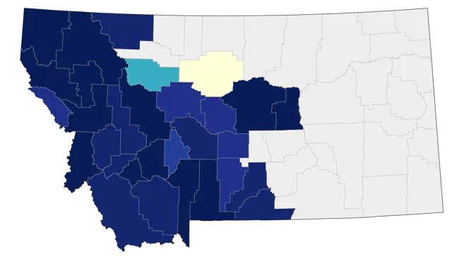 Northern Pygmy-Owl county map
