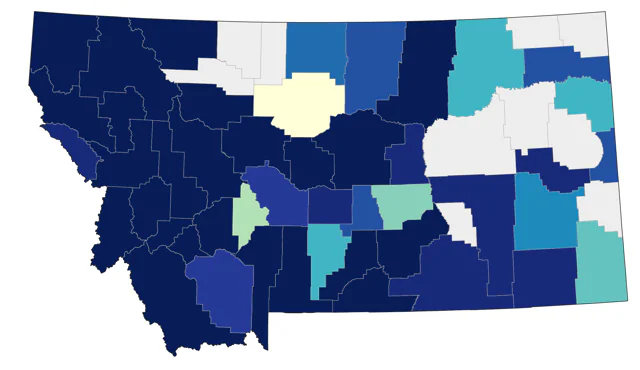Northern Saw-whet Owl county map