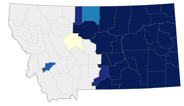 Orchard Oriole county map