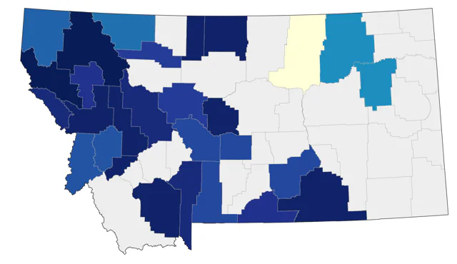 Pacific Loon county map