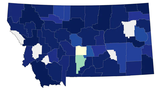 Pectoral Sandpiper county map