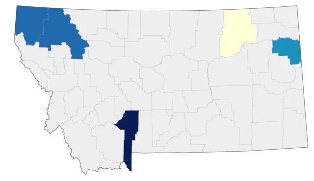 Red-bellied Woodpecker county map