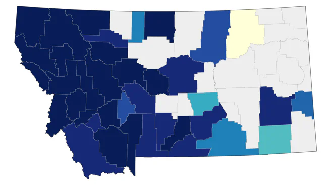 Rufous Hummingbird county map