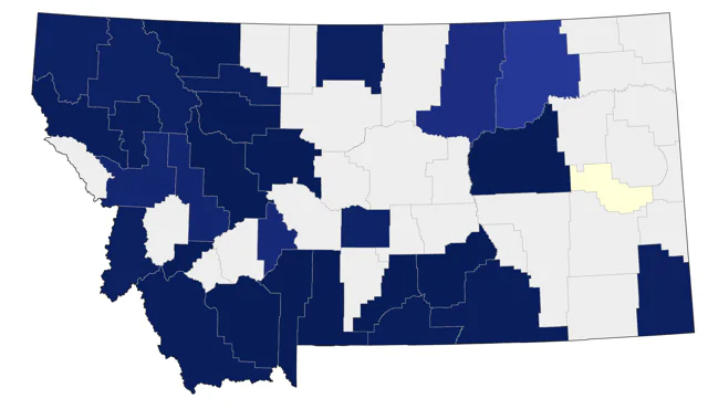 Sabine's Gull county map
