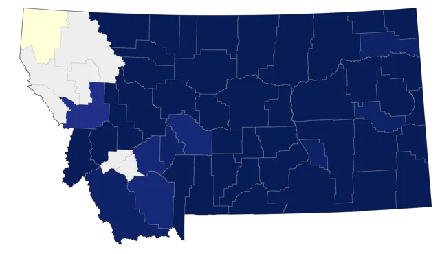 Sharp-tailed Grouse county map