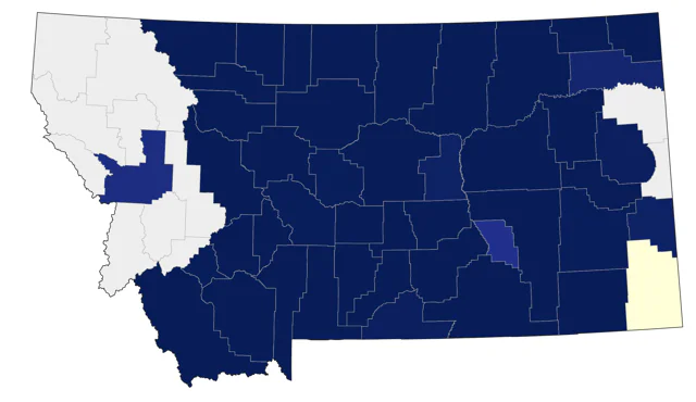 Thick-billed Longspur county map