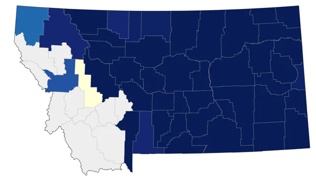 Upland Sandpiper county map