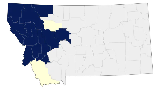 Vaux's Swift county map