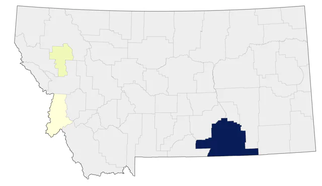 White-tailed Kite county map