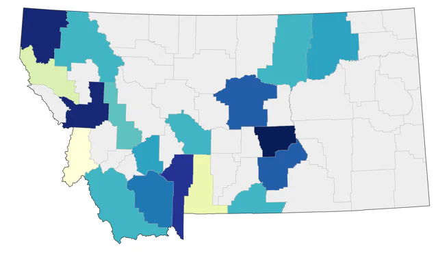 White-winged Dove county map