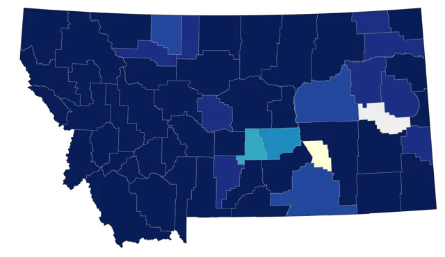 Willow Flycatcher county map