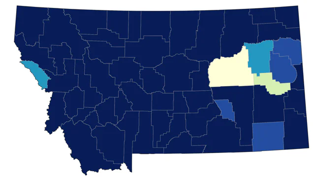 Wilson's Snipe county map