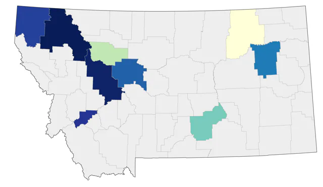 Yellow-billed Loon county map