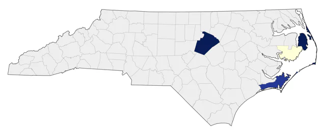 American Flamingo county map