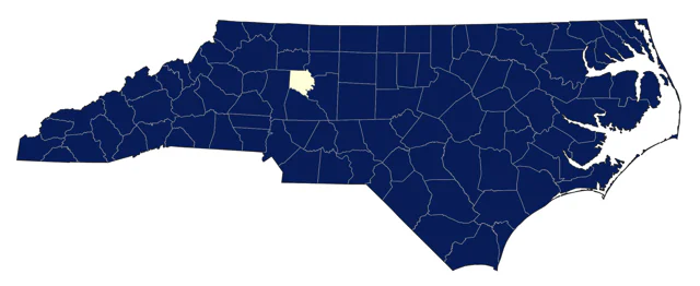 American Kestrel county map