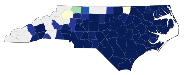 Anhinga county map