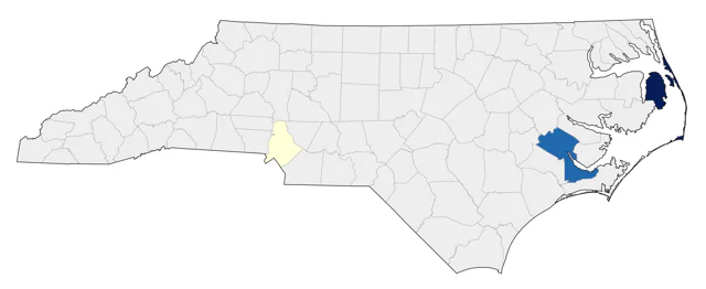 Anna's Hummingbird county map