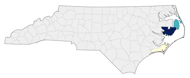 Bar-tailed Godwit county map