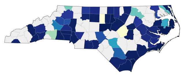 Black Tern county map