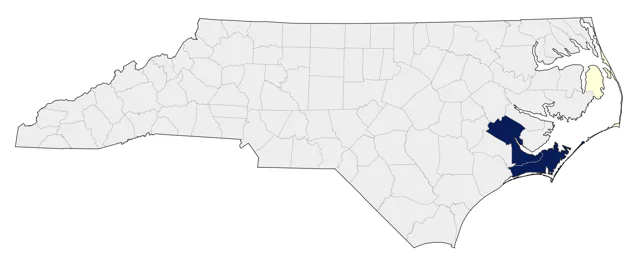 Bronzed Cowbird county map