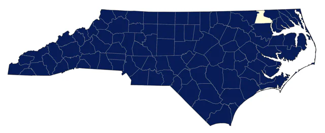 Brown Thrasher county map