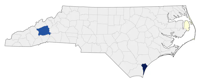 Burrowing Owl county map