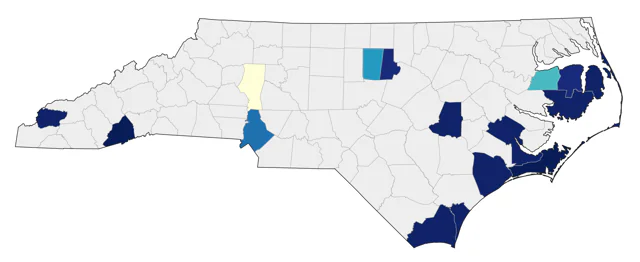 Cave Swallow county map