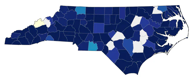 Common Loon county map