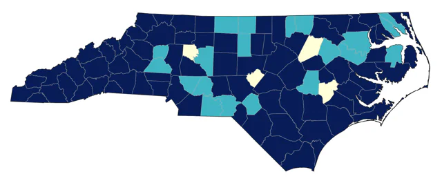 Eastern Screech-Owl county map