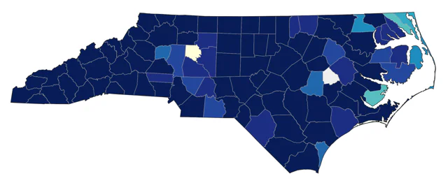 Eastern Whip-poor-will county map