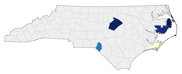 Fork-tailed Flycatcher county map