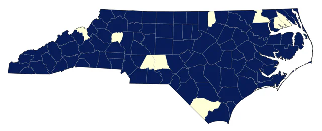 Fox Sparrow county map